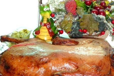 Утка мятно-медовая с капустой. датская, рождественская ( готовимся к новому году): шаг 13
