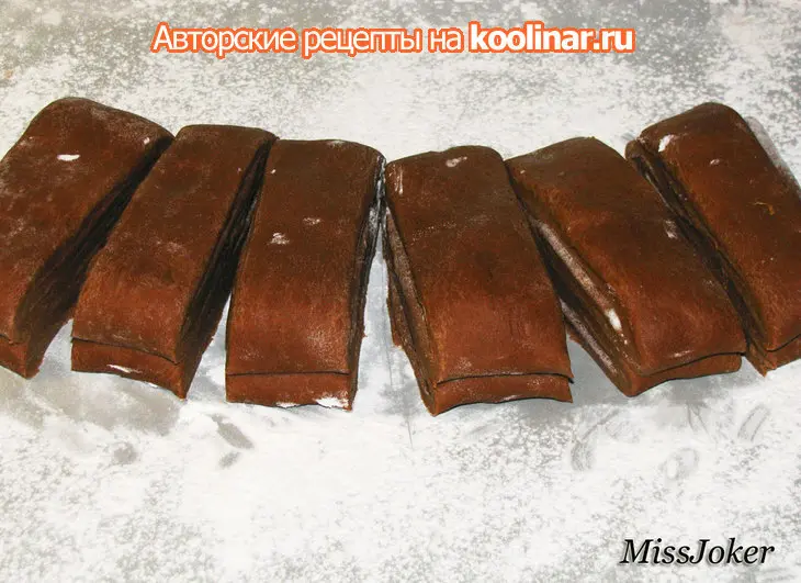 Шоколадный "наполеон": шаг 13
