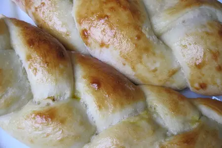 Косичка с тыквой и курицей: шаг 7