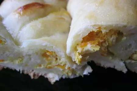 Косичка с тыквой и курицей: шаг 8