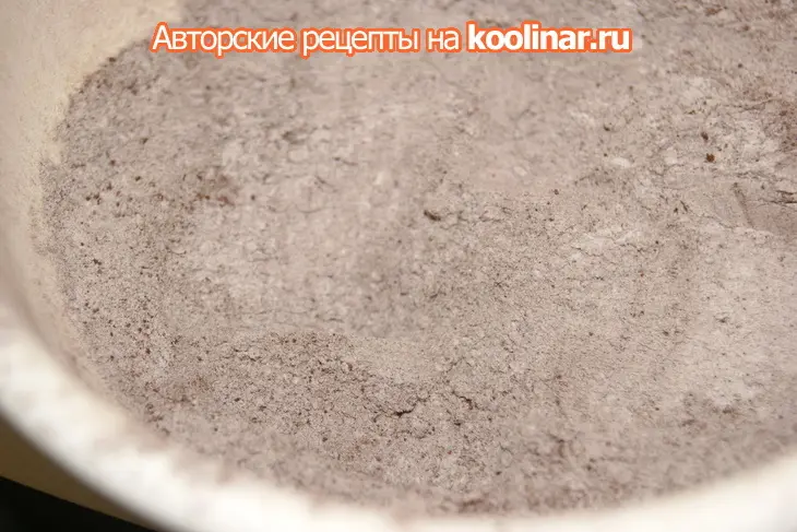 Торт "рождественская бомба": шаг 1