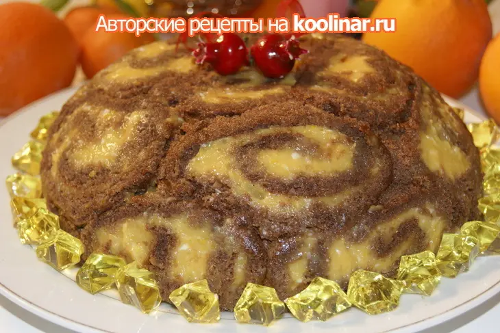 Торт "рождественская бомба": шаг 14