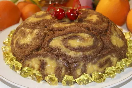Торт "рождественская бомба": шаг 14