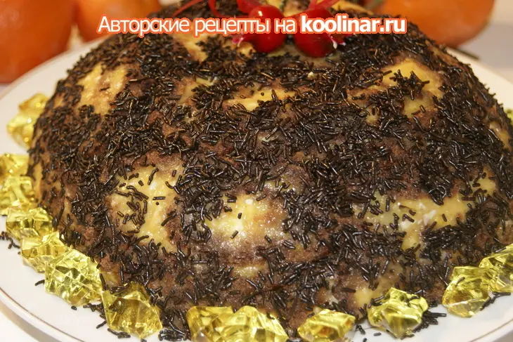 Торт "рождественская бомба": шаг 15