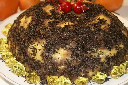 Торт "рождественская бомба": шаг 15
