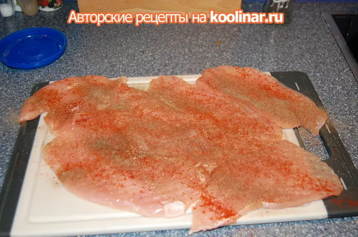 Шницель из филе индейки: шаг 3