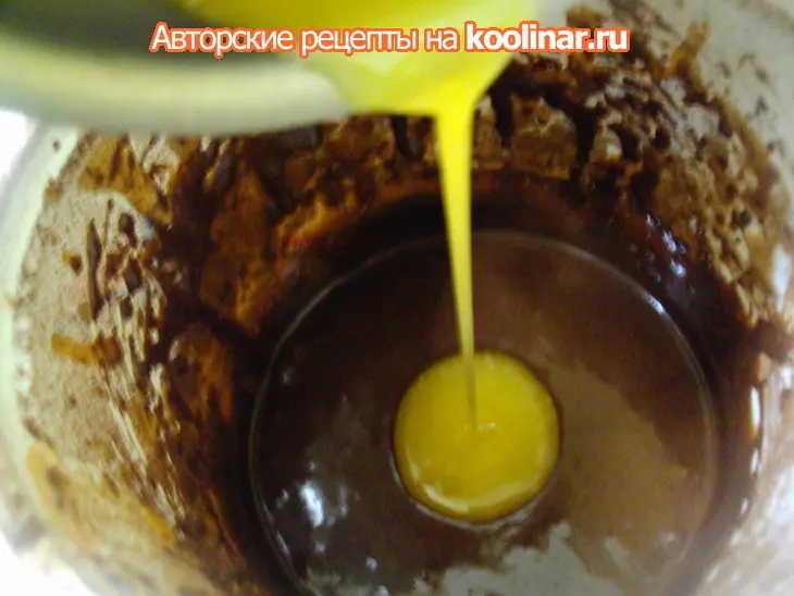 Шоколадные маффины в белой шубке: шаг 5
