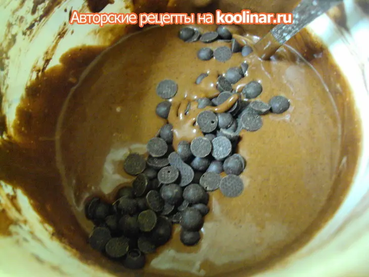 Шоколадные маффины в белой шубке: шаг 6