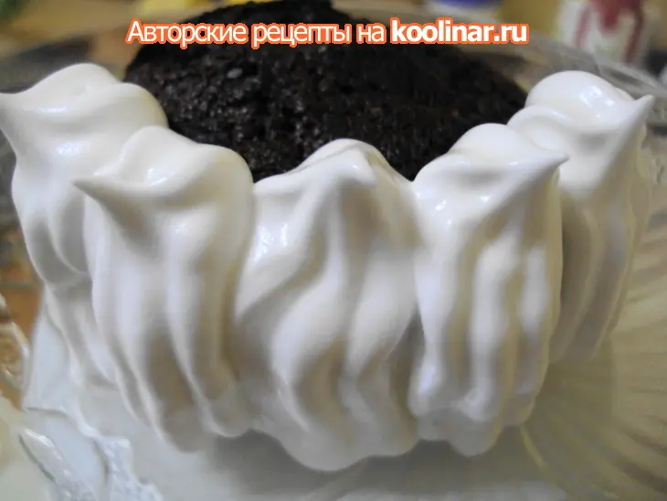 Шоколадные маффины в белой шубке: шаг 10