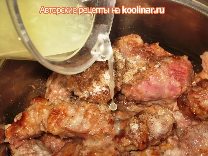 Пикантная баранина с оливками - agnello alle olive: шаг 4