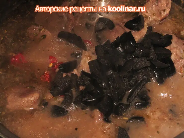 Пикантная баранина с оливками - agnello alle olive: шаг 6