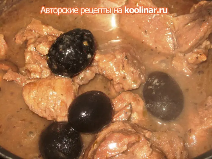 Пикантная баранина с оливками - agnello alle olive: шаг 7