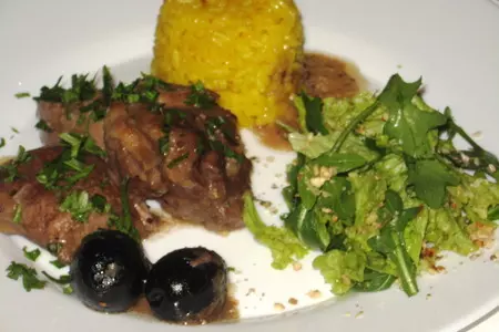 Пикантная баранина с оливками - agnello alle olive: шаг 8