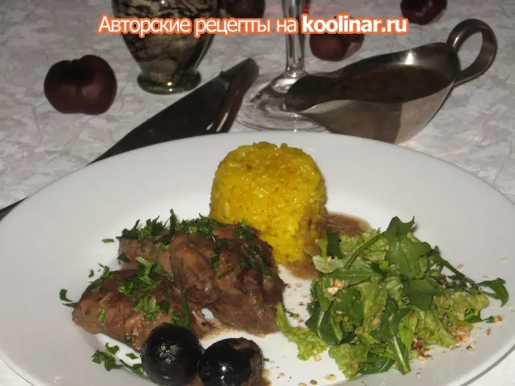 Пикантная баранина с оливками - agnello alle olive: шаг 9