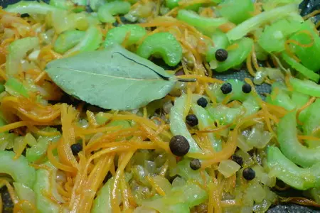 Суп перловый с овощами и сушеными грибами  шиитаке  (двойная польза,говорят....): шаг 8