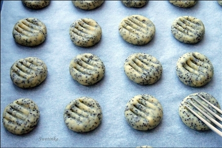 Печенье песочное с кремом из халвы «раз печенька, два печенька…пять»: шаг 4