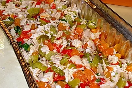 Новогоднее заливное - курица в желе: шаг 8