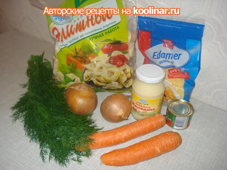Запеченые пельмени: шаг 1