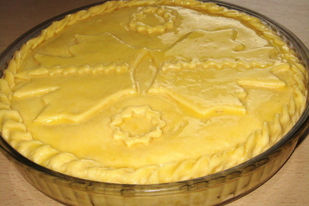 Соленый торт (пирог) по-неаполитански: шаг 5