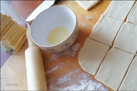 Итальянский молочный хлеб pane al latte "fisarmonica": шаг 3