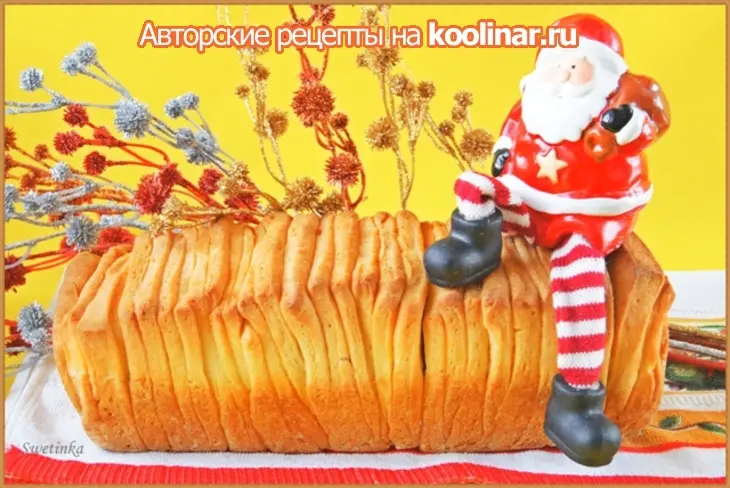 Итальянский молочный хлеб pane al latte "fisarmonica": шаг 5