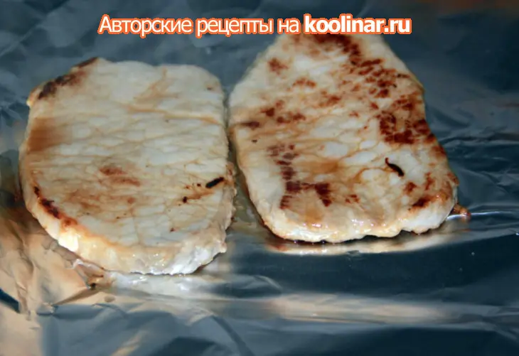 Свинина рождественская или "меню три  поросёнка" из одного куска мяса (дуэль): шаг 4
