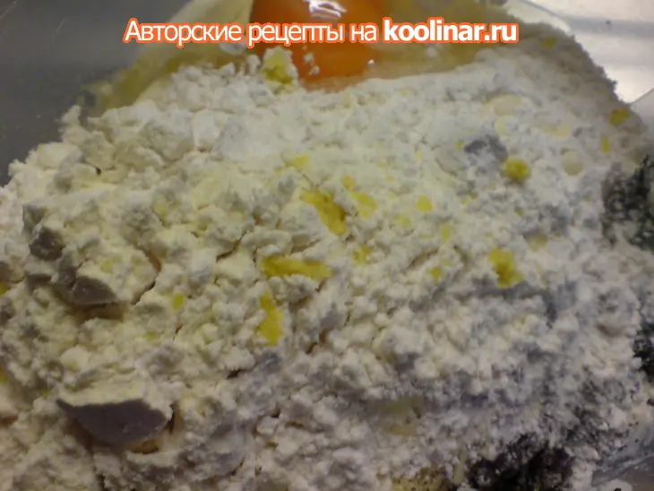 Витое маково-масляное печенье: шаг 1