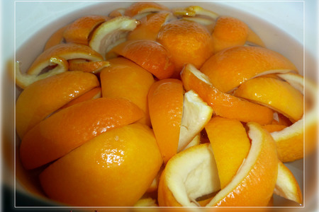 Варенье зимнее из корок апельсиновые завитки: шаг 2