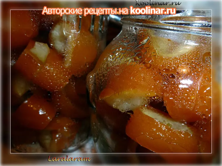 Варенье зимнее из корок апельсиновые завитки: шаг 9