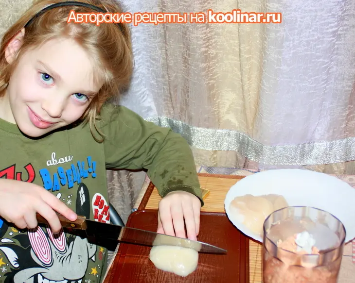 Ризотто "ангельский" с гребешками и фаршем из креветок.: шаг 3