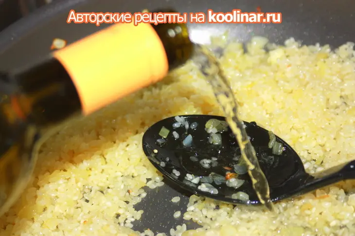Ризотто "ангельский" с гребешками и фаршем из креветок.: шаг 6