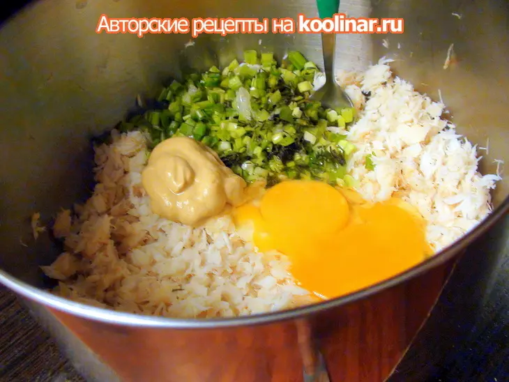 Рыбные котлеты (из запеченной трески): шаг 2