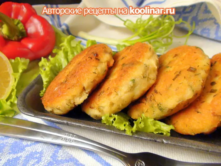 Рыбные котлеты (из запеченной трески): шаг 8