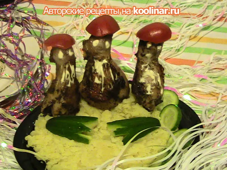 Забавный дракоша-готовимся к встрече нового года!!!: шаг 2