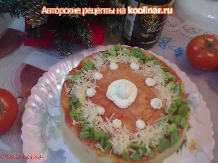 Торт...мясной,в шубе "субботний ужин"для всей семьи))): шаг 10