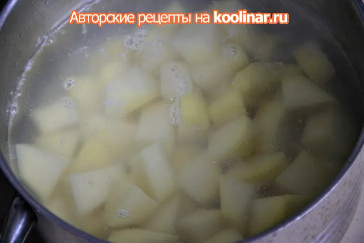Älpermagronen  -  сытная запеканка по-швейцарски (дуэль): шаг 1