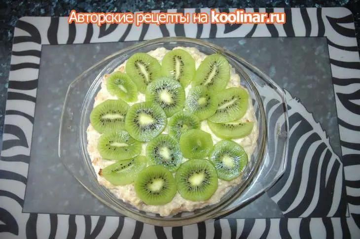 Творожная запеканка с киви: шаг 2