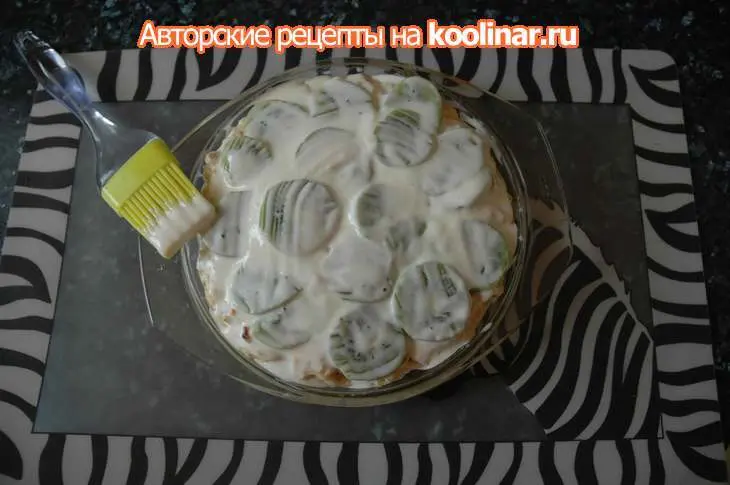 Творожная запеканка с киви: шаг 3