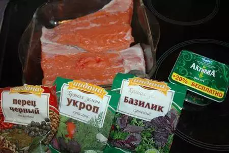 Семга запеченная в йогурте.: шаг 1