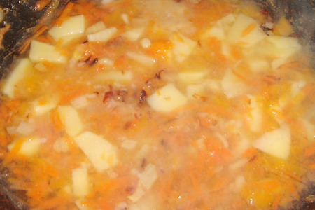 Сырный суп в тыковке: шаг 7