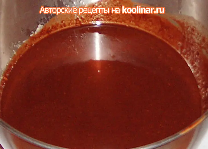 Брауни с маскарпоне и ганашем: шаг 3