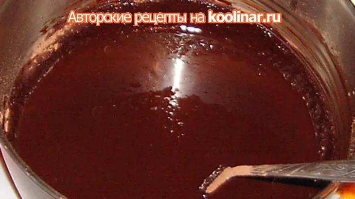 Брауни с маскарпоне и ганашем: шаг 5
