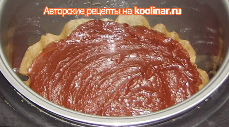 Брауни с маскарпоне и ганашем: шаг 9