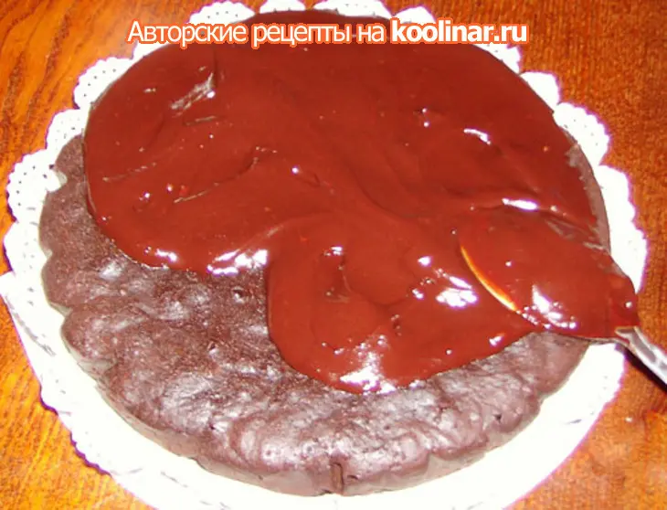 Брауни с маскарпоне и ганашем: шаг 10