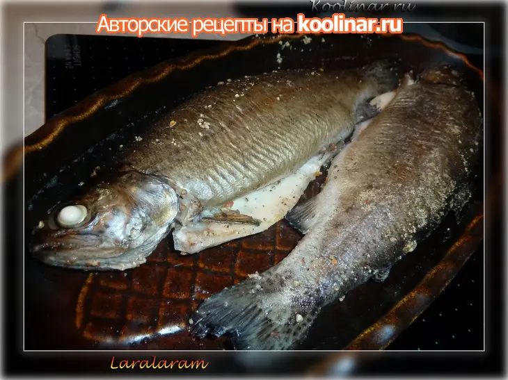 Форель с рисом: шаг 6