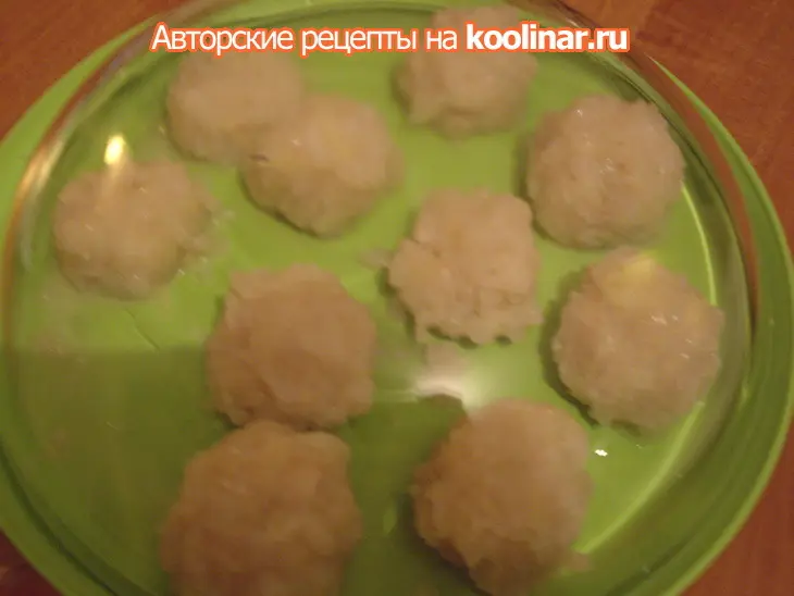 Японский домашний суп с фрикадельками из кальмара и имбиря: шаг 5