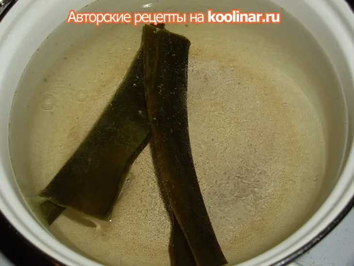 Японский домашний суп с фрикадельками из кальмара и имбиря: шаг 8