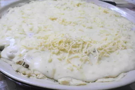 Тарт с курицей и грибами.: шаг 3