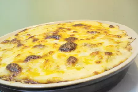Тарт с курицей и грибами.: шаг 4
