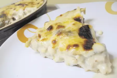 Тарт с курицей и грибами.: шаг 5